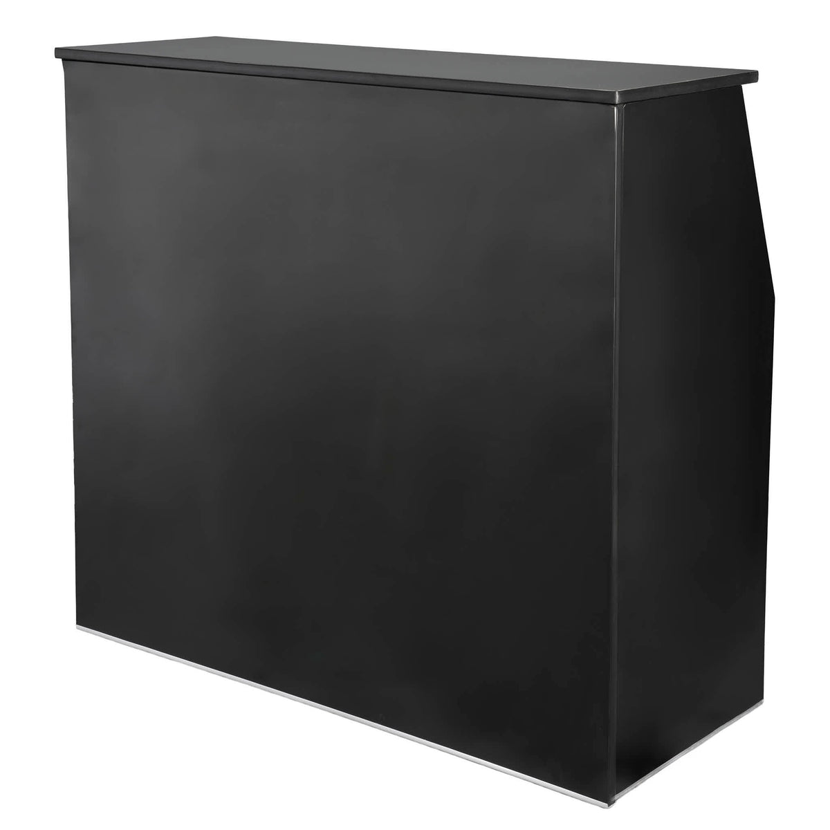 Black 42" Tall 48" Portable Folding Bar Table for Home Kitchen Patio Entertaining Parties, High-Pressure Laminate Surface, Image 3