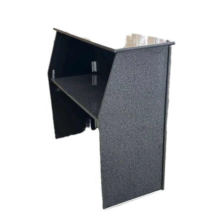 Black Marble 42" Tall 48" Portable Folding Bar Table for Home Kitchen Patio Entertaining Gatherings, High-Pressure Laminate Surface, Image 3
