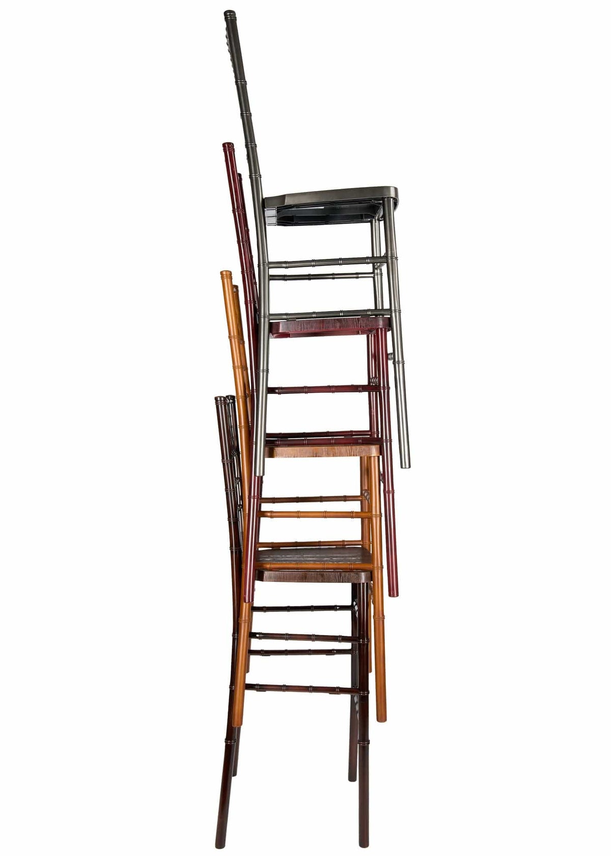 Gold Bullion Resin Skeleton™ Chiavari Barstool for Glam Kitchen Seating, Image 7