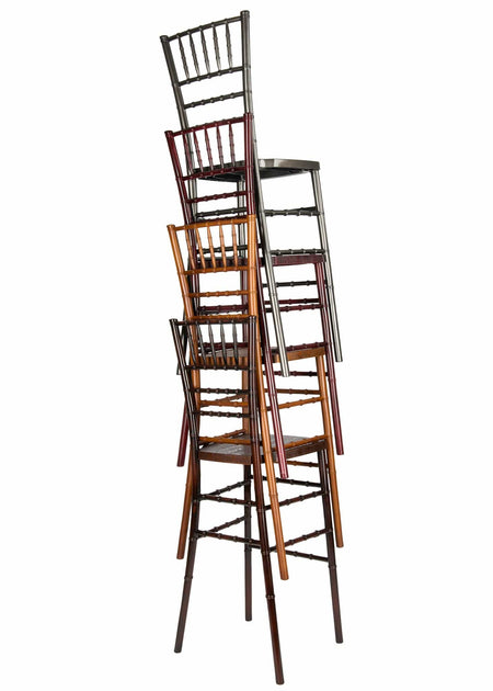 Gold Bullion Resin Skeleton™ Chiavari Barstool for Glam Kitchen Seating, Image 8
