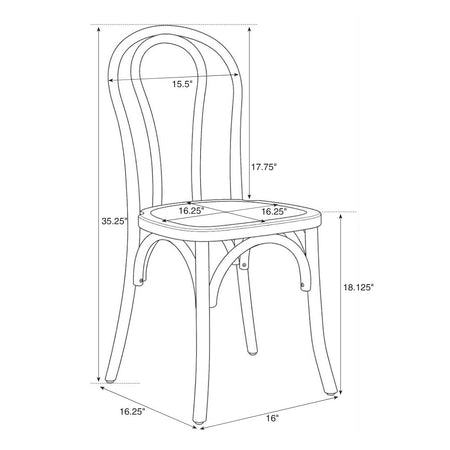 Black Wood Bentwood Chair, Image 10