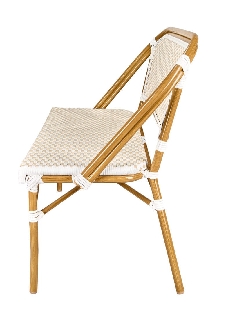 White on Beige Medium Frame