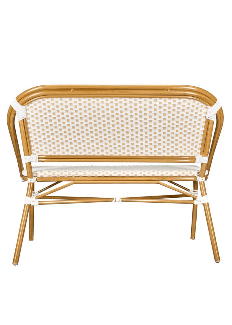 White on Beige Medium Frame