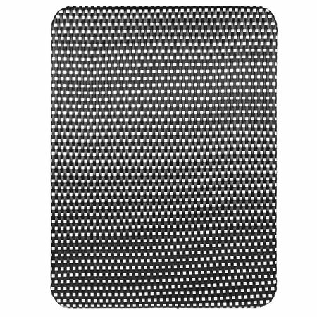 Outdoor Bistro Table 48" x 36" — Black & White PE Rattan Glass Top (Patio), Image 6