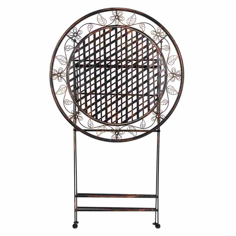 32" Bronze Bistro Cocktail Table — 42" Cocktail Height, Patio/Outdoor