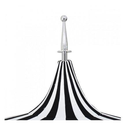 8.5' Patio California Umbrella Pagoda Series with Sunbrella Fabric and White Aluminum Pole for Outdoor Deck Patio Use, Macaw, Image 5