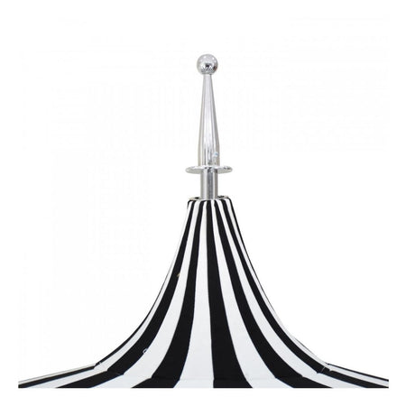 8.5' Patio California Umbrella Pagoda Series with Sunbrella Fabric and White Aluminum Pole for Patio Table and Outdoor Seating Shade, Forest Green, Image 5