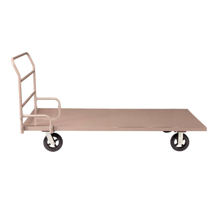 Gray Industrial Flat Bed Platform Cart, Image 3