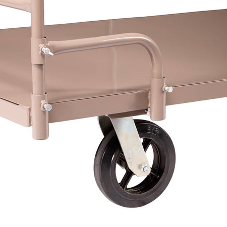 Gray Industrial Flat Bed Platform Cart, Image 7