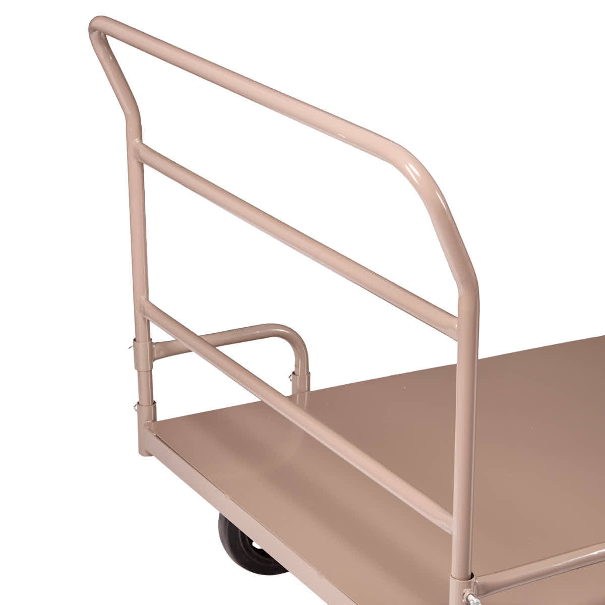 Gray Industrial Flat Bed Platform Cart, Image 8