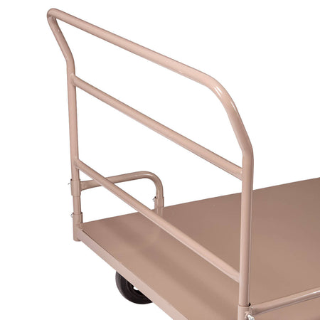 Gray Industrial Flat Bed Platform Cart, Image 8