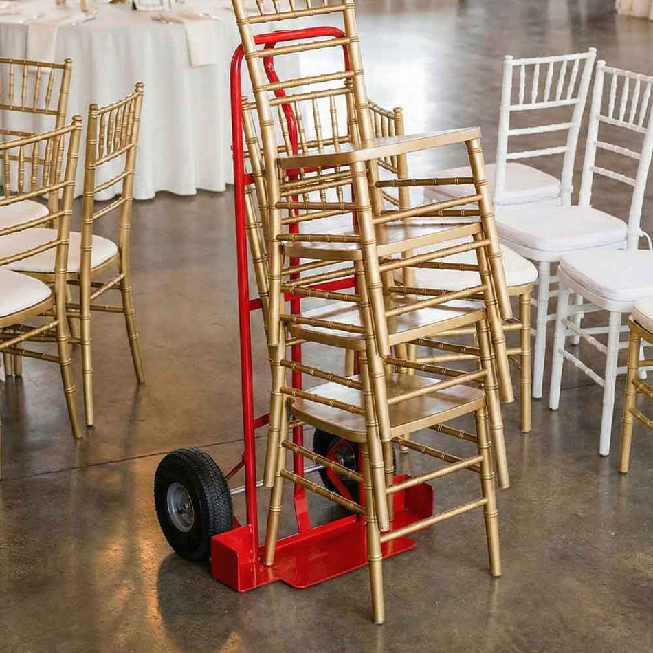 Universal Chair Dolly Cart for Home Storage and Moving, Steel Stack Dolly for Church Banquet Cross Back Chairs