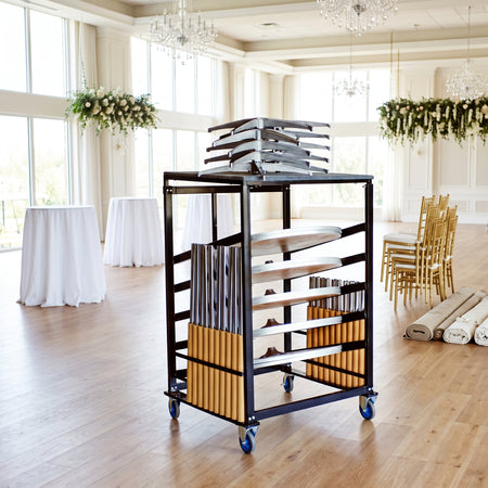 Steel Table Cart for 36" Cocktail Table Kits, Image 3