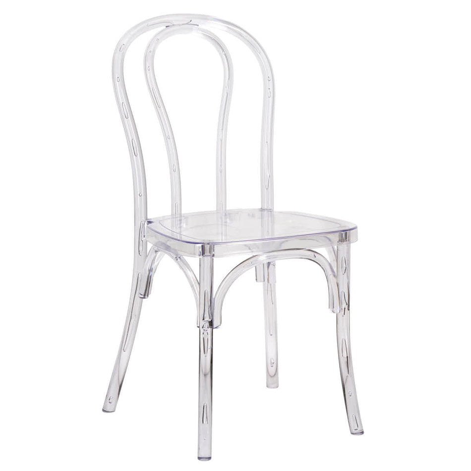 Clear Resin Bentwood Chair