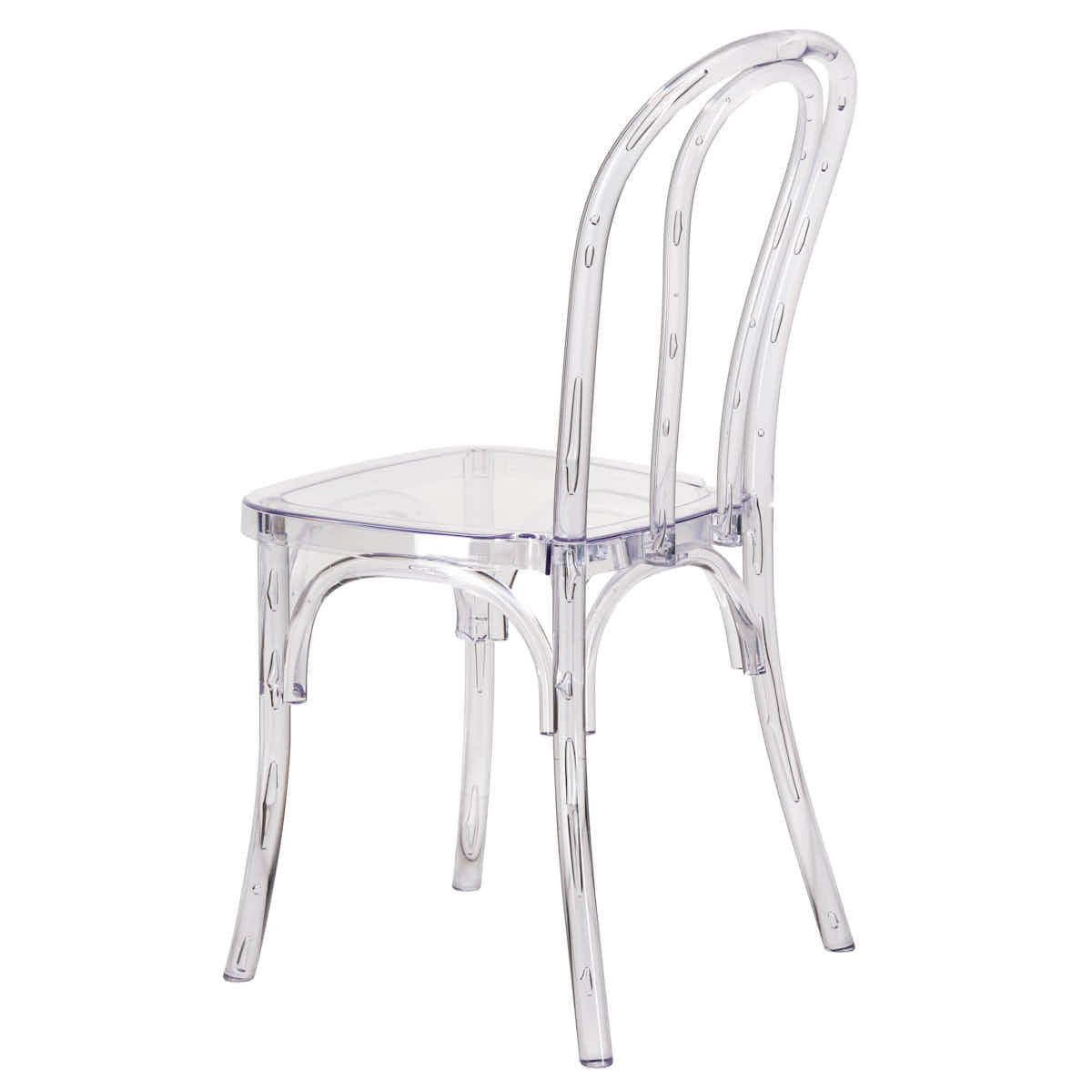 Clear Resin Bentwood Chair, Image 6