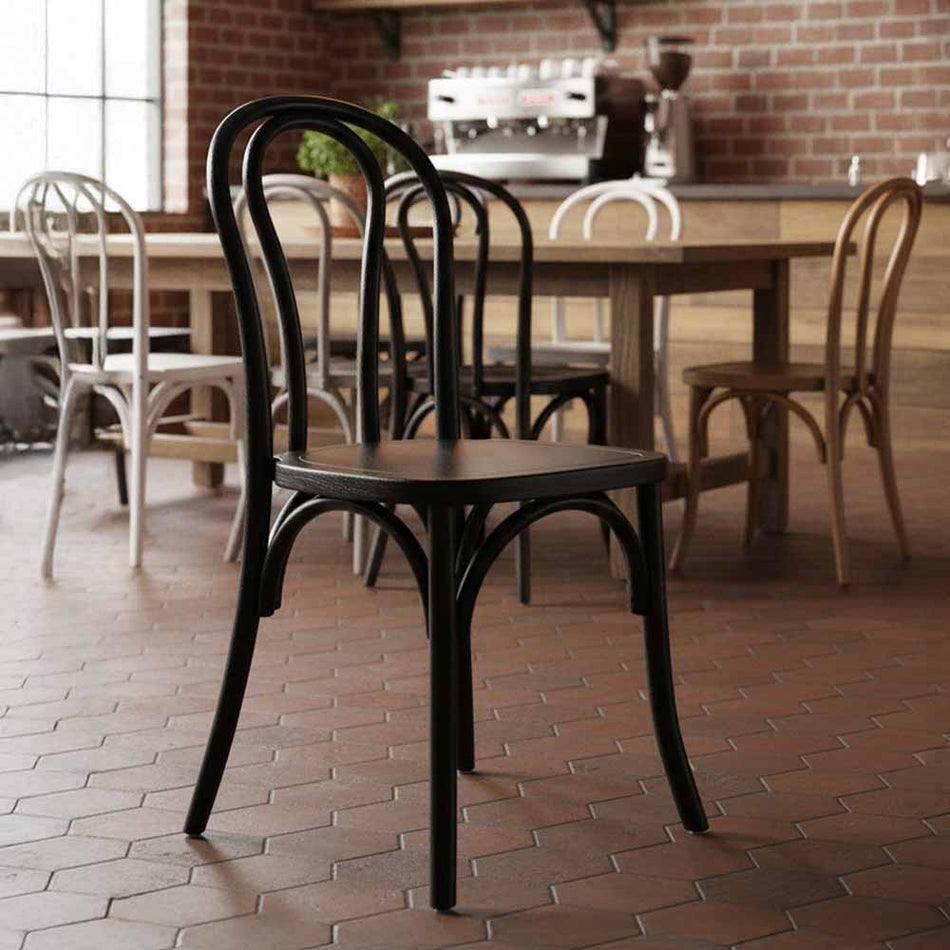 Black Wood Bentwood Chair
