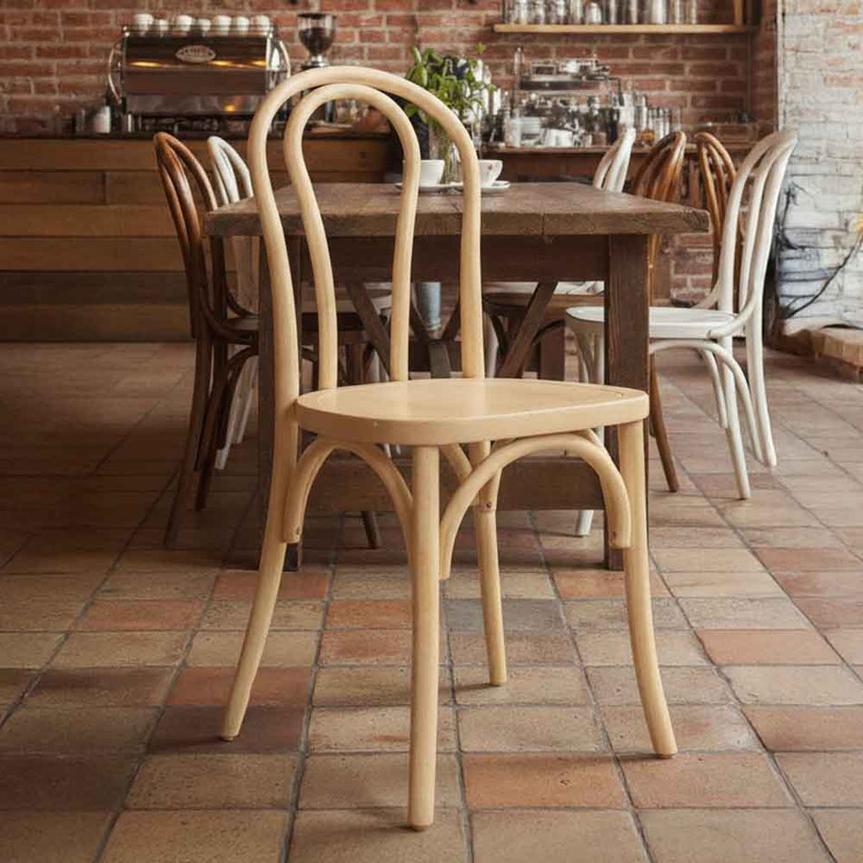 Natural Wood Bentwood Chair