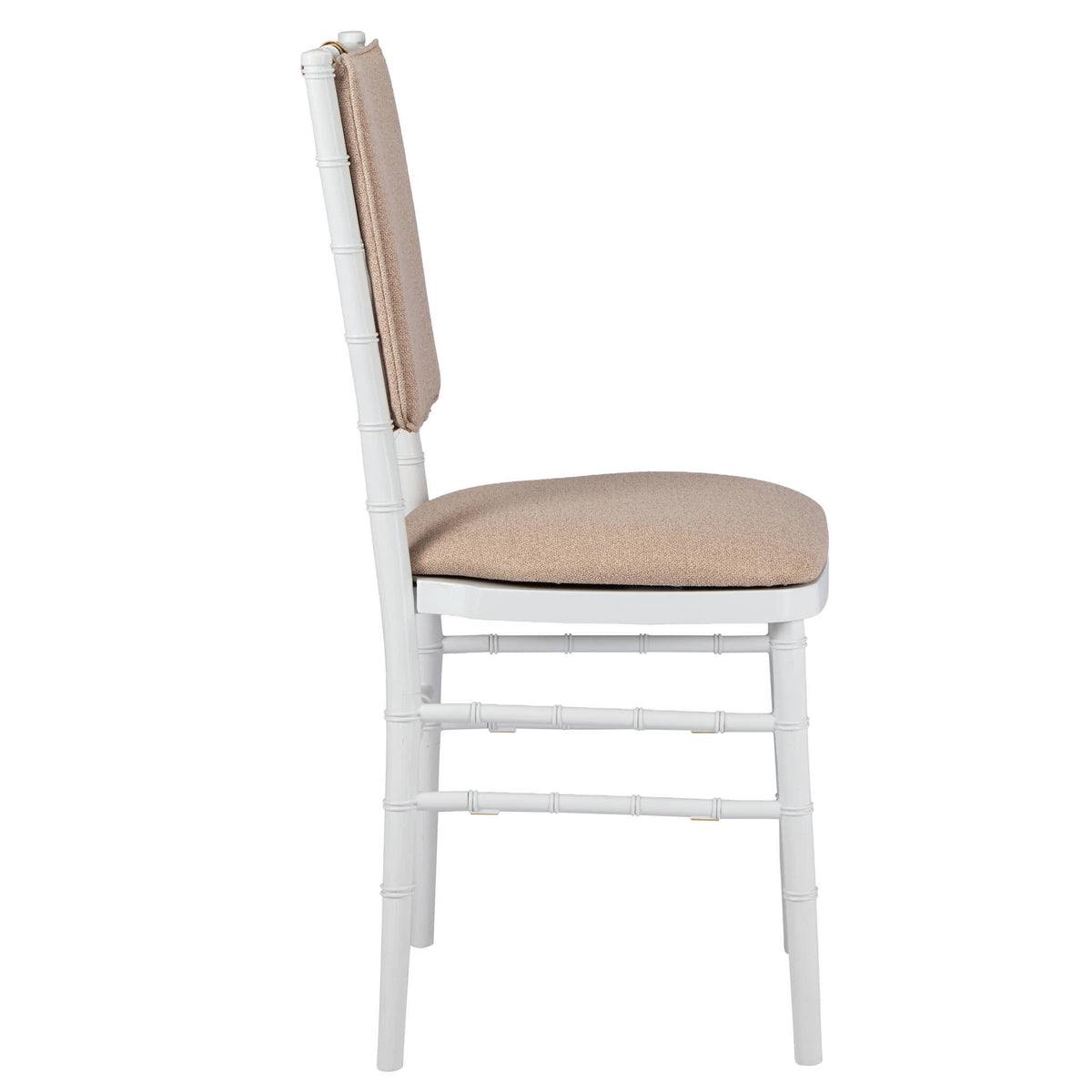 Beige Cushion Back and Matching Panel Seat for Chiavari Chairs, Image 9