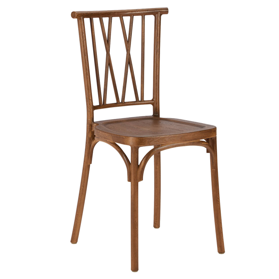 Chestnut Willow Mono Frame Resin Chair