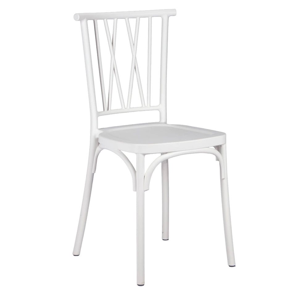 White Willow Mono Frame Resin Chair