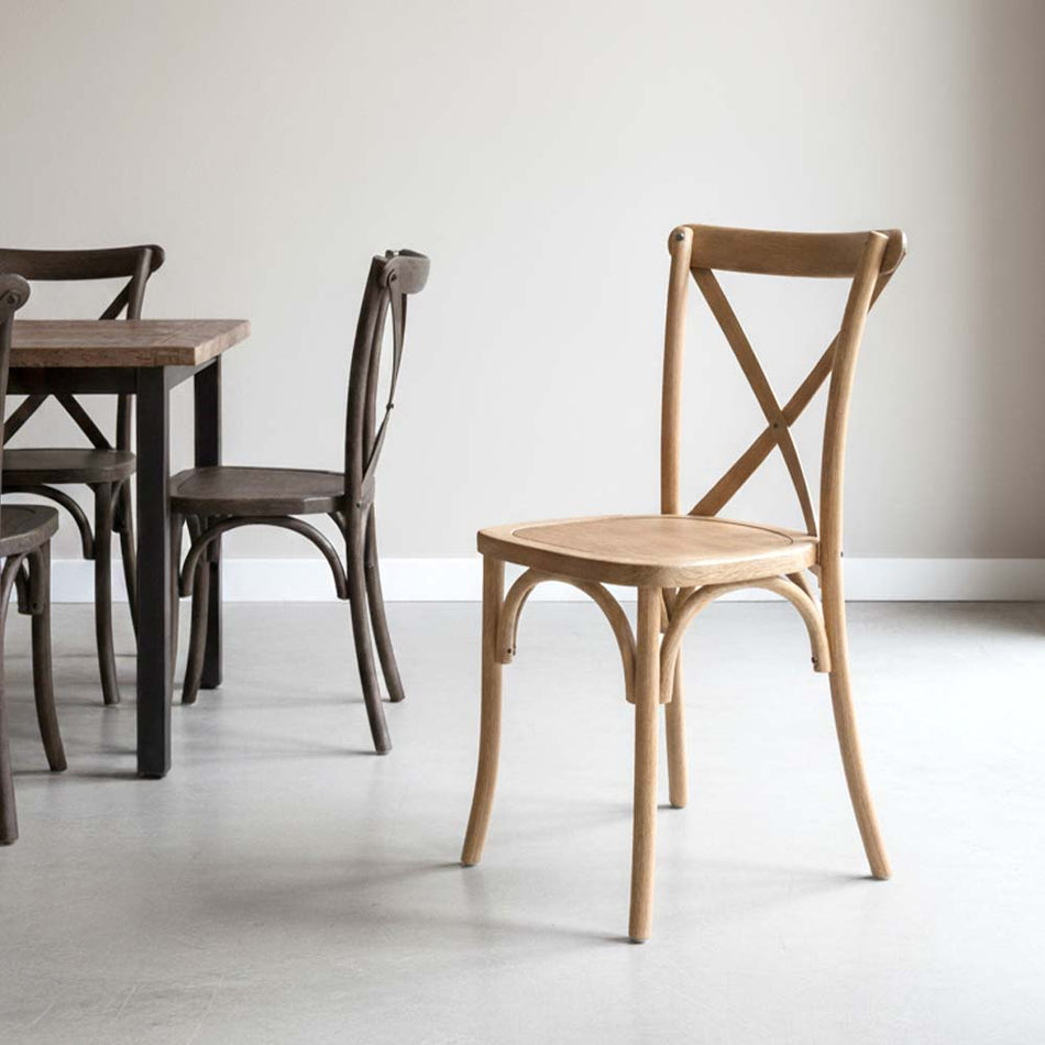 Natural ToughWood™ Cross Back Chair