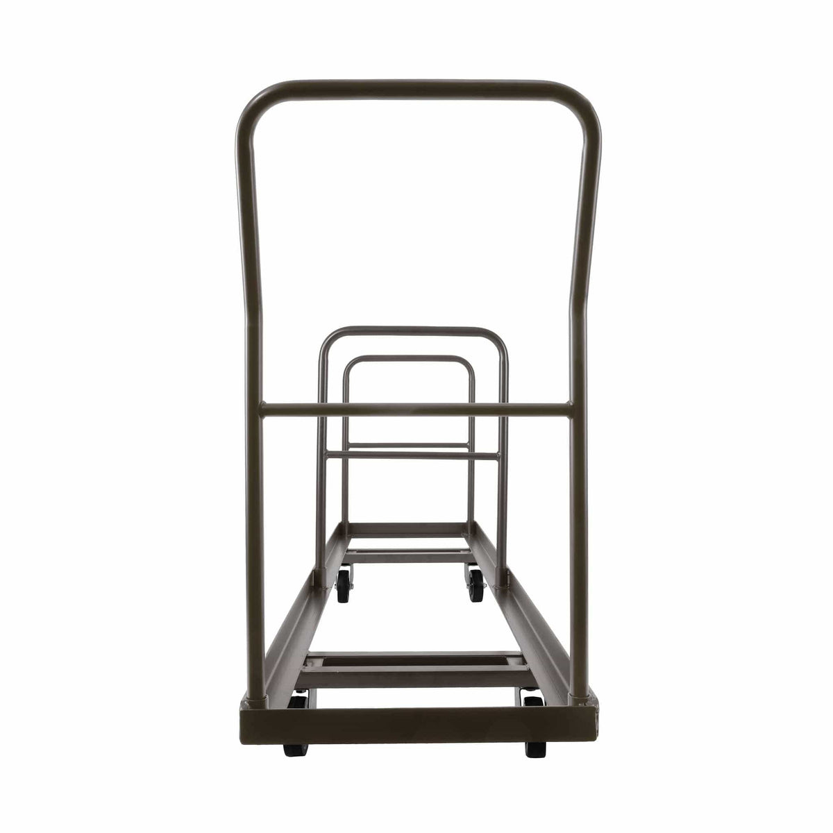 Gray Extra Large Steel Folding Chair Cart for Poly Resin Bamboo and Wood Folding Chairs, Image 4