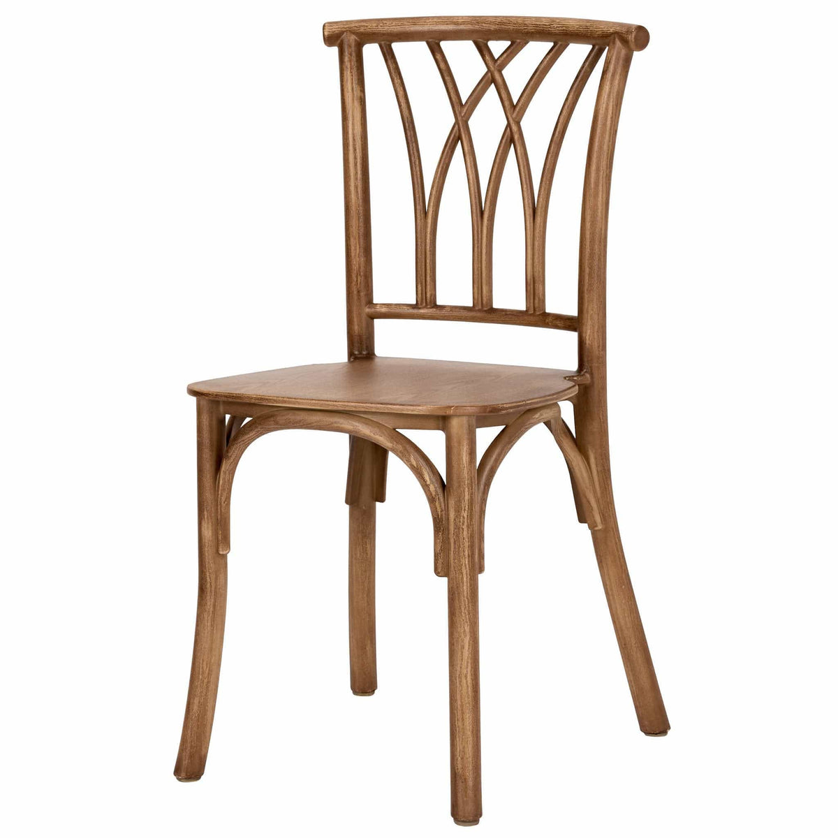 4 Pack Kids Chestnut ToughResin Willow Chair for Playroom and Patio, Image 4