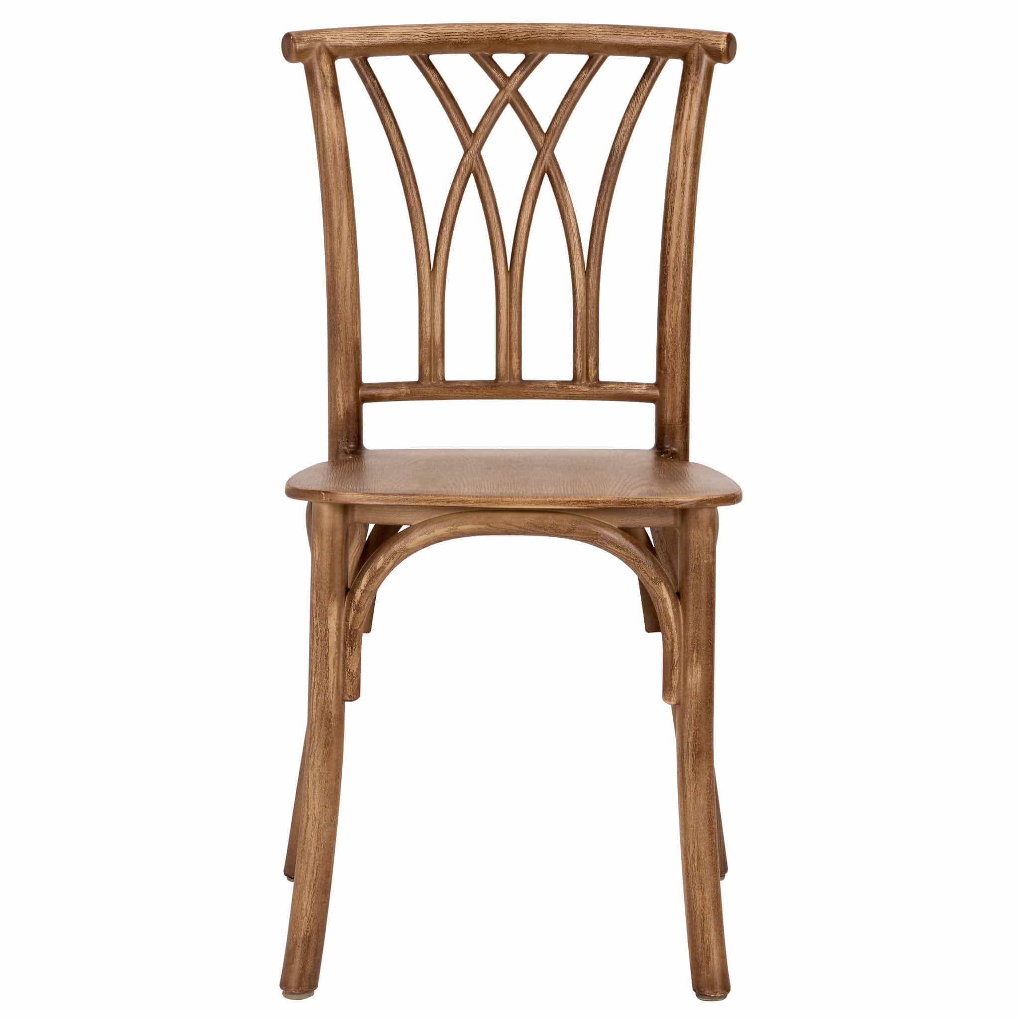 4 Pack Kids Chestnut ToughResin Willow Chair for Playroom and Patio, Image 3