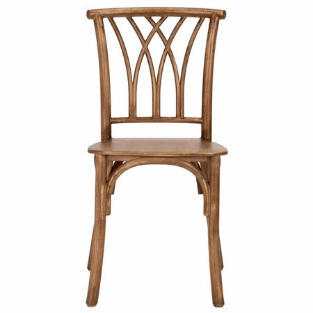 4 Pack Kids Chestnut ToughResin Willow Chair for Playroom and Patio, Image 3