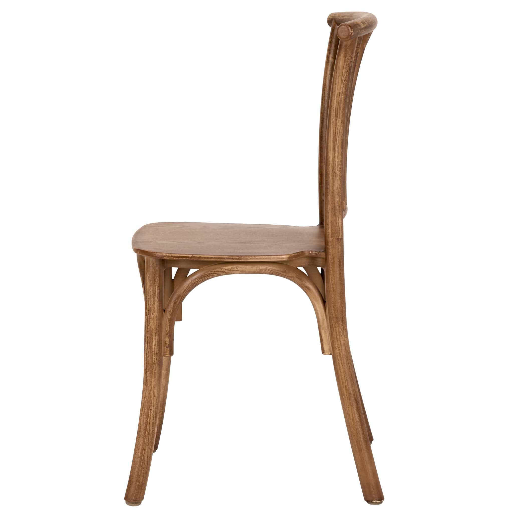 4 Pack Kids Chestnut ToughResin Willow Chair for Playroom and Patio, Image 5