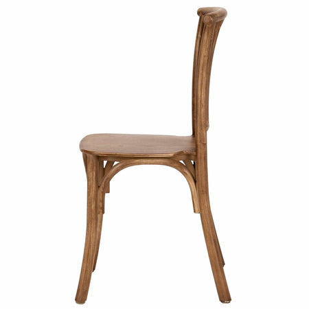 4 Pack Kids Chestnut ToughResin Willow Chair for Playroom and Patio, Image 5