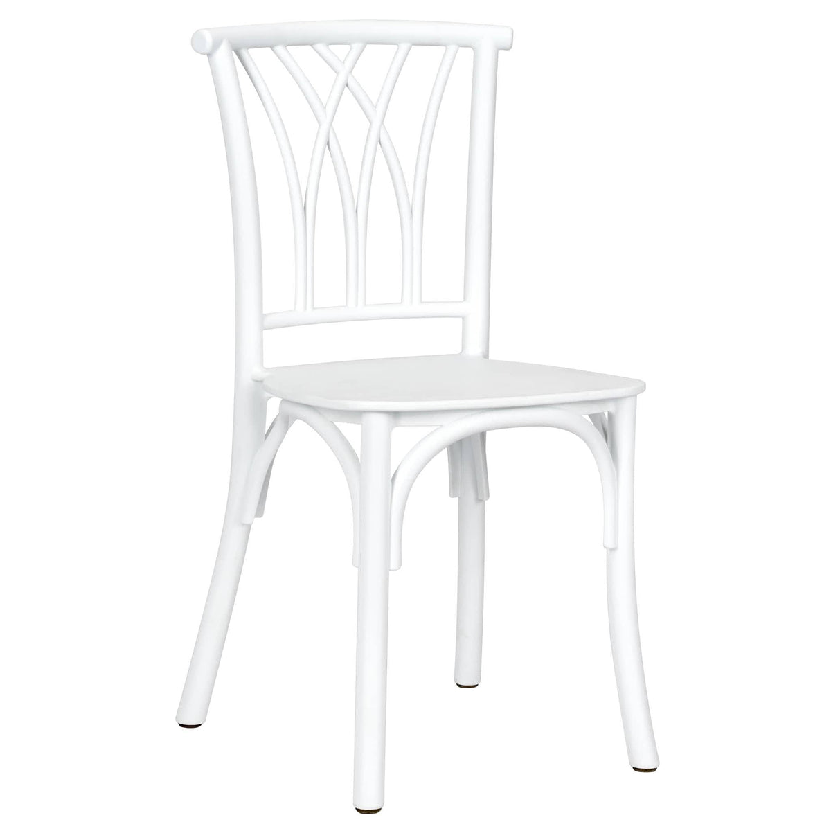 4 Pack Kids White ToughResin Willow Chair for Playroom and Patio, Image 2