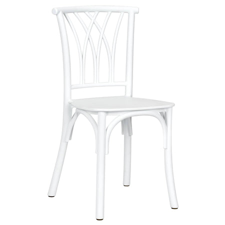 4 Pack Kids White ToughResin Willow Chair for Playroom and Patio, Image 2
