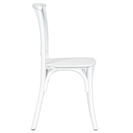 4 Pack Kids White ToughResin Willow Chair for Playroom and Patio, Image 3