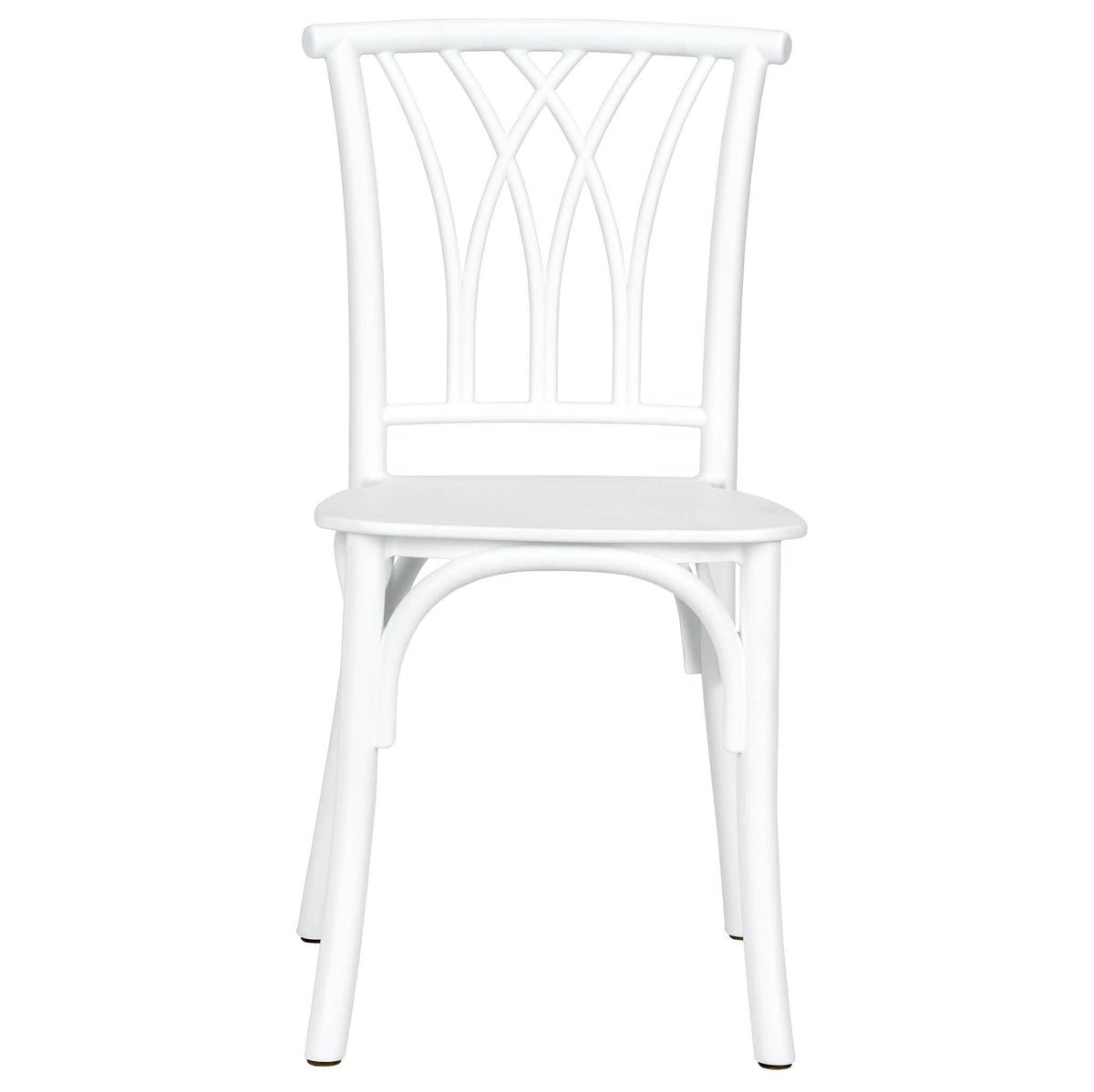 4 Pack Kids White ToughResin Willow Chair for Playroom and Patio, Image 4
