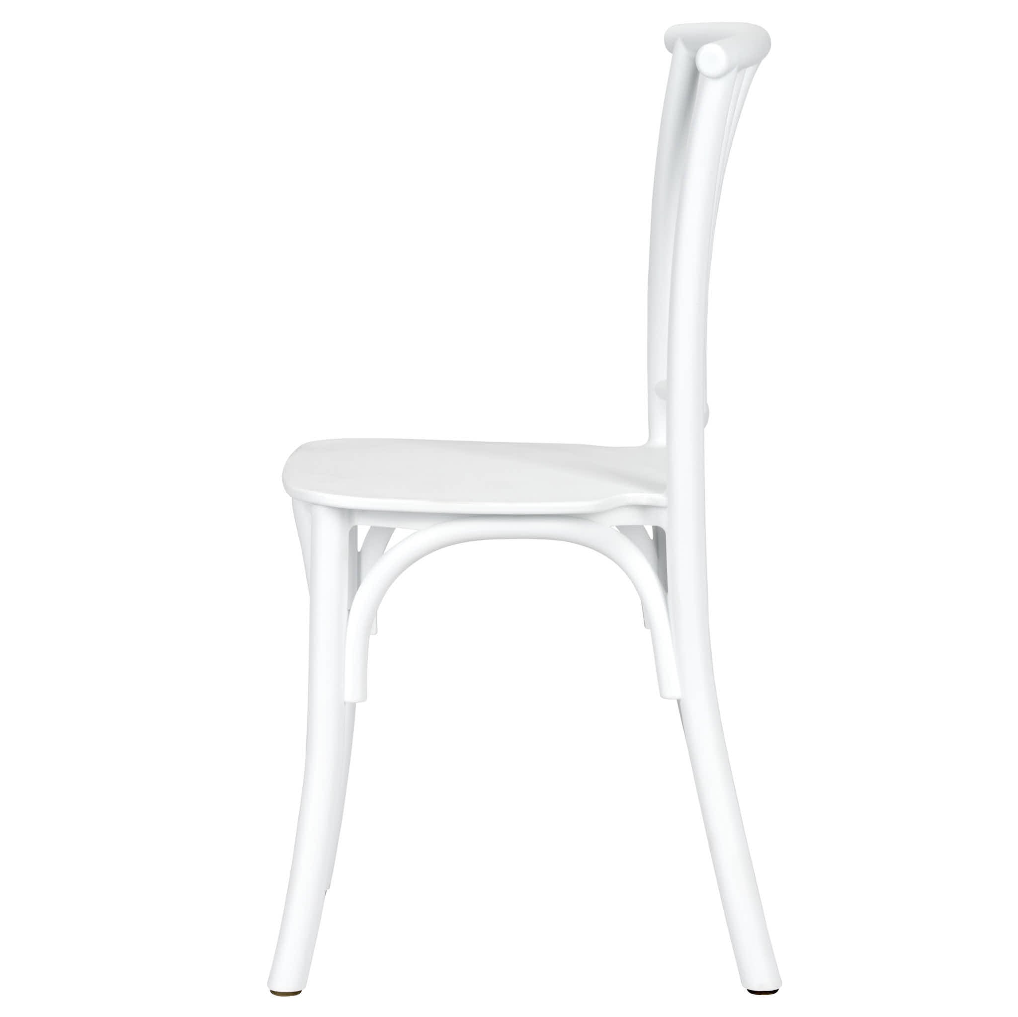 4 Pack Kids White ToughResin Willow Chair for Playroom and Patio, Image 6