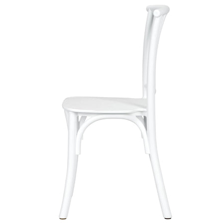 4 Pack Kids White ToughResin Willow Chair for Playroom and Patio, Image 6