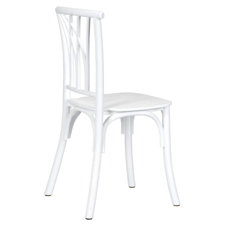 4 Pack Kids White ToughResin Willow Chair for Playroom and Patio, Image 8