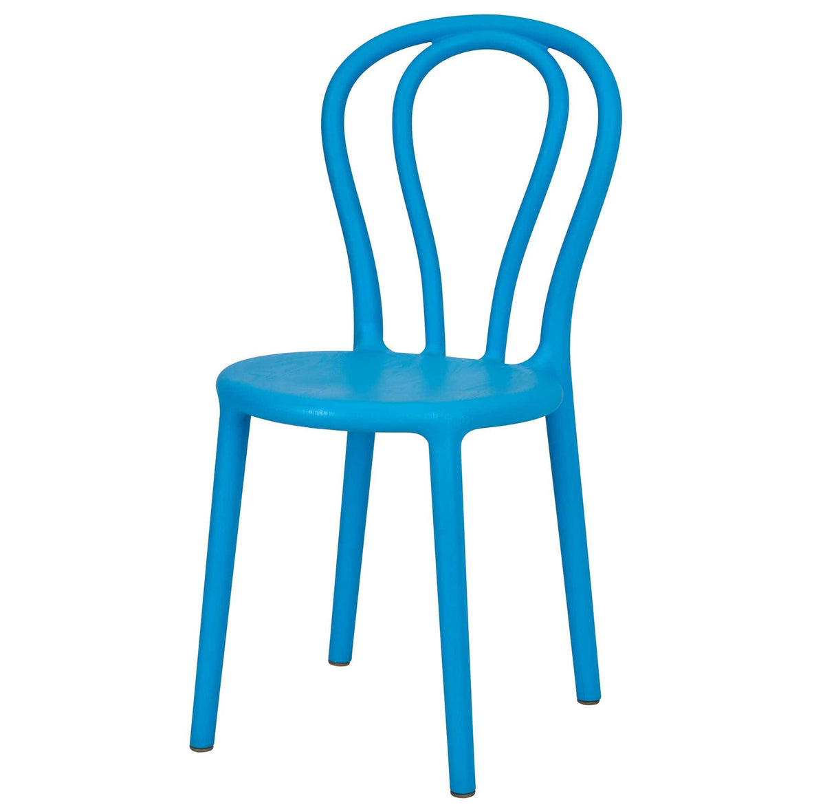 4 Pack Kids Sky Blue Resin Bentwood Festive Chair for Bedrooms and Playrooms, Image 4