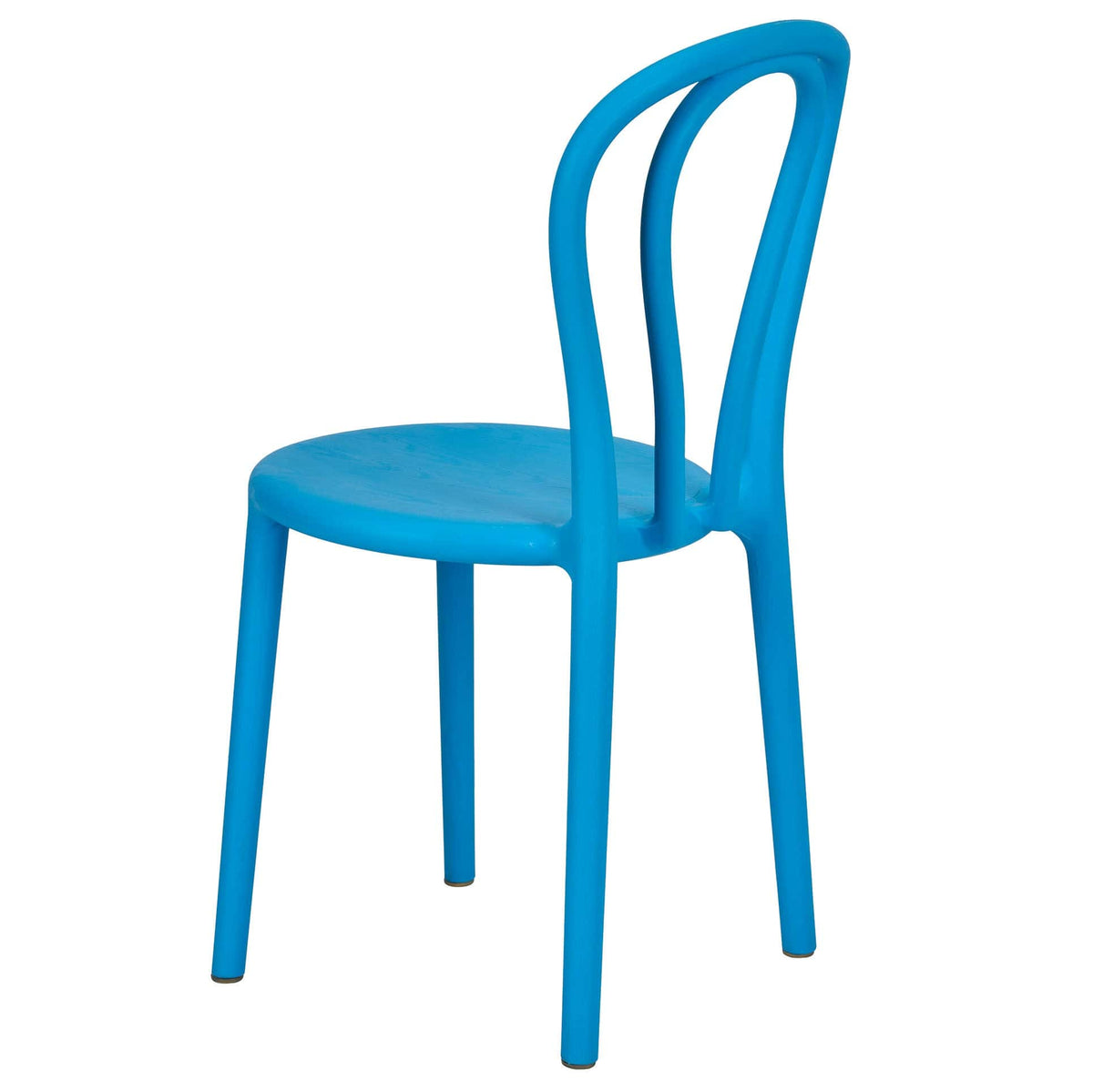4 Pack Kids Sky Blue Resin Bentwood Festive Chair for Bedrooms and Playrooms, Image 6