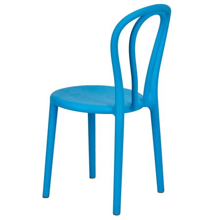 4 Pack Kids Sky Blue Resin Bentwood Festive Chair for Bedrooms and Playrooms, Image 6