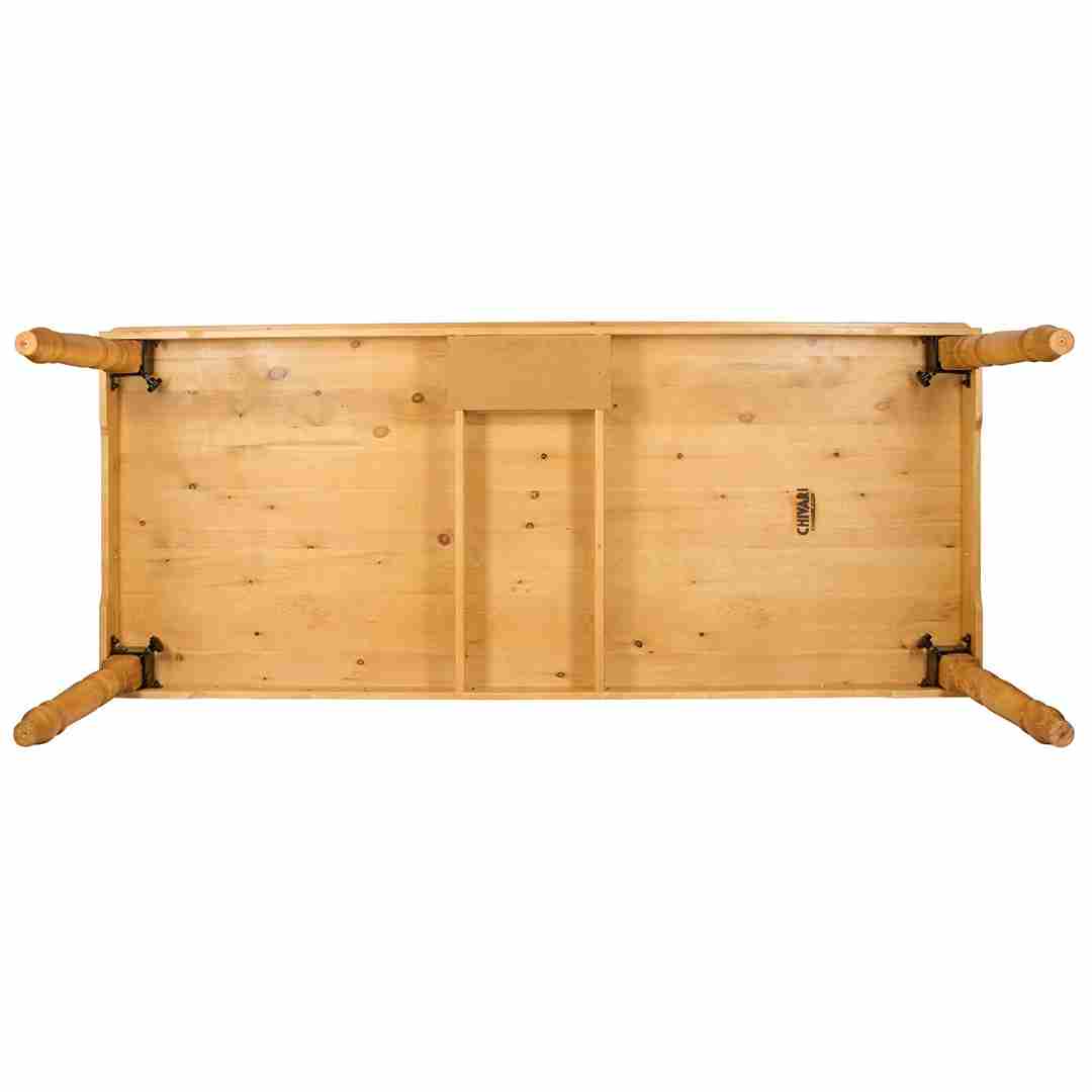 Farmhouse Dining Table 96" x 40" – Solid Pine, Seats 8–10 | Rustic Dining Room, Image 6