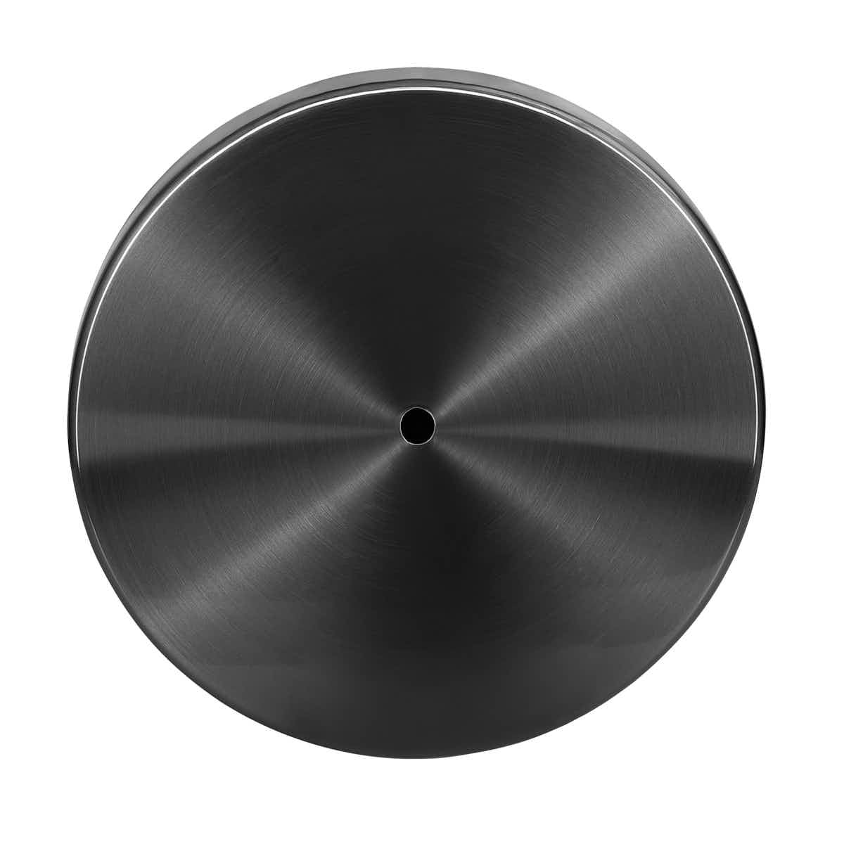 Black Polished Stanchion with Weighted Base and Crown Top, Image 4