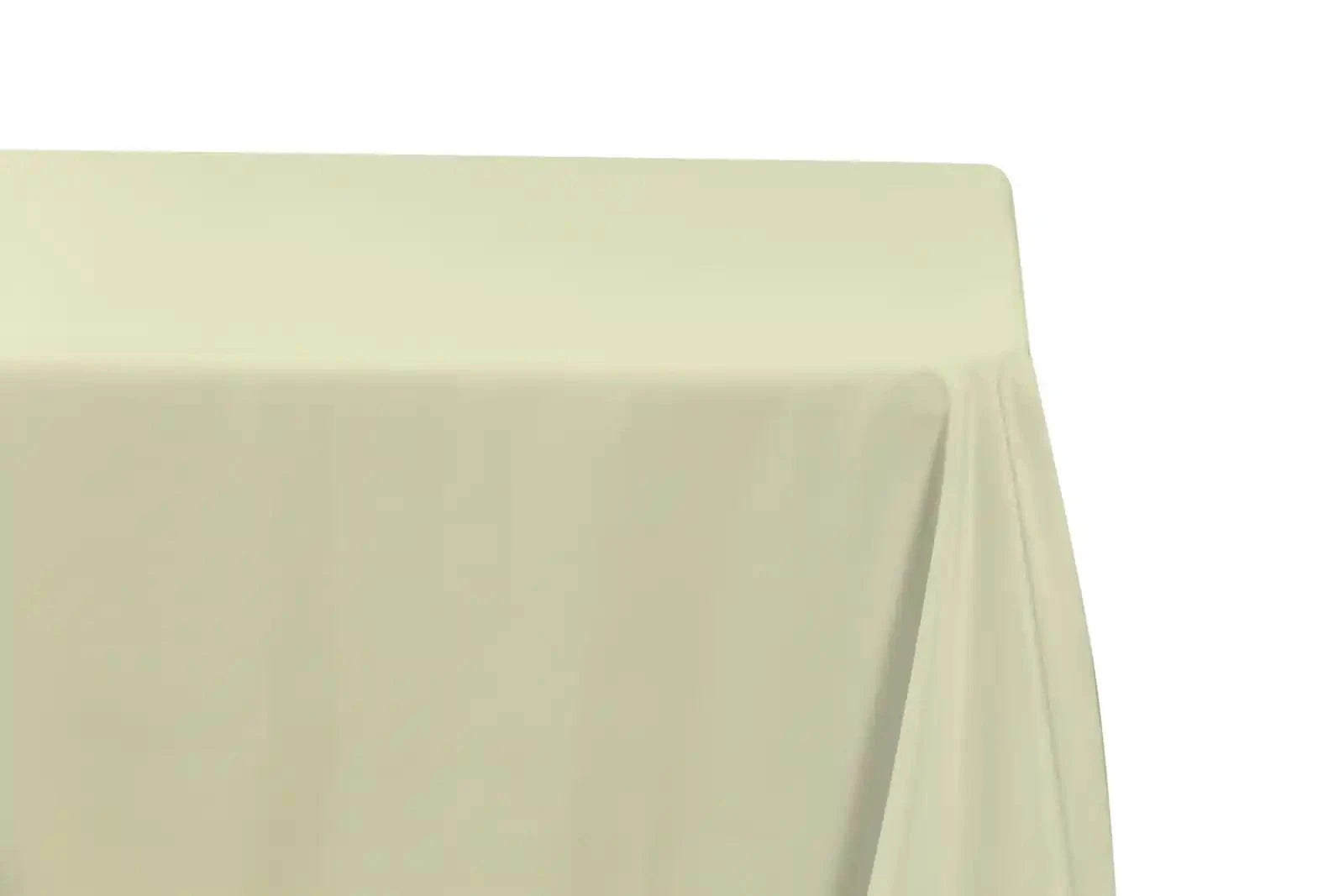 Ivory 5-Pack 90" x 156" Rectangle Polyester Tablecloths for Home Dining Kitchen Entertaining Gatherings, 190gsm, Image 6