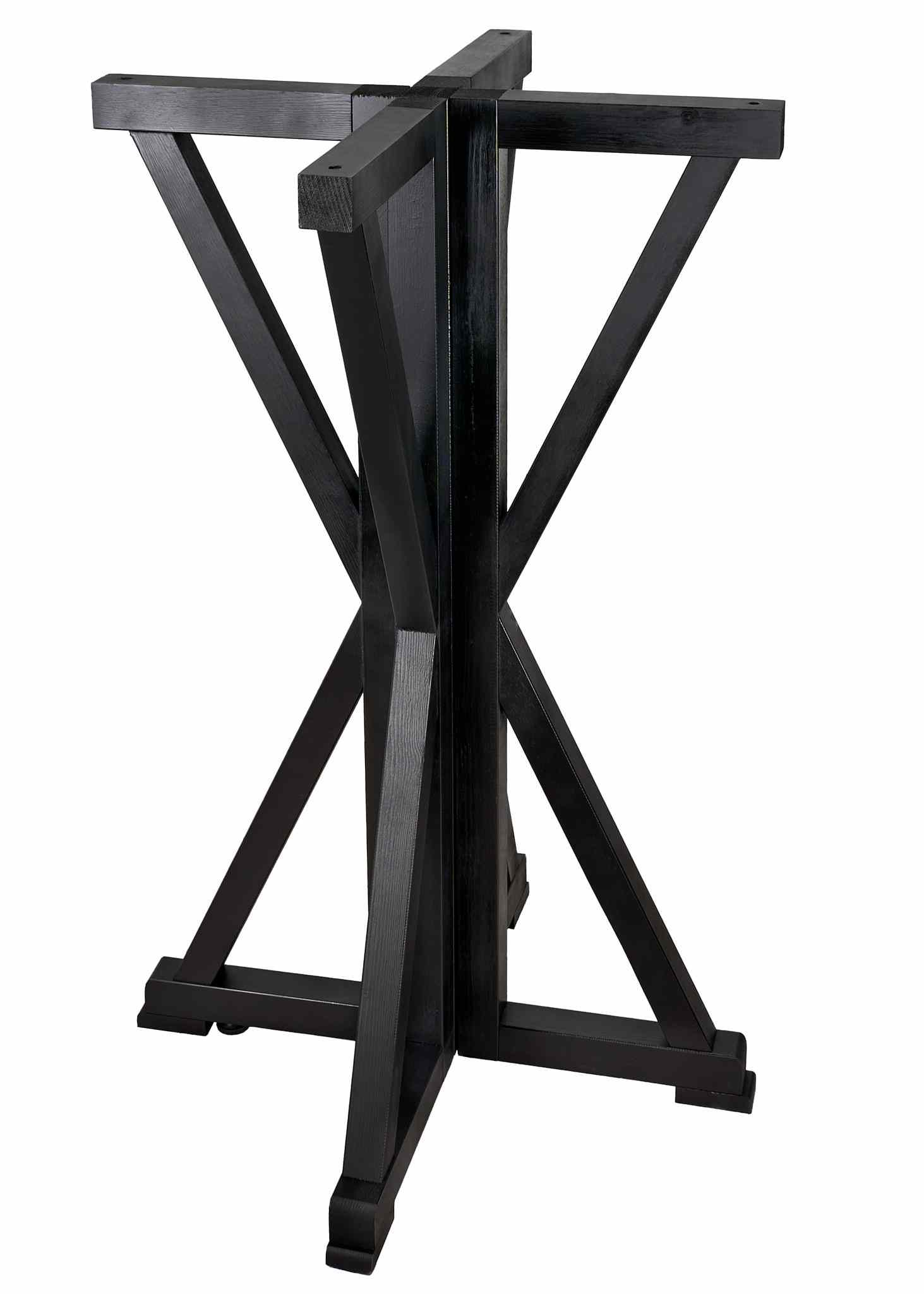 36" (3 Foot) Round Farm Cocktail Table, Black, Image 5