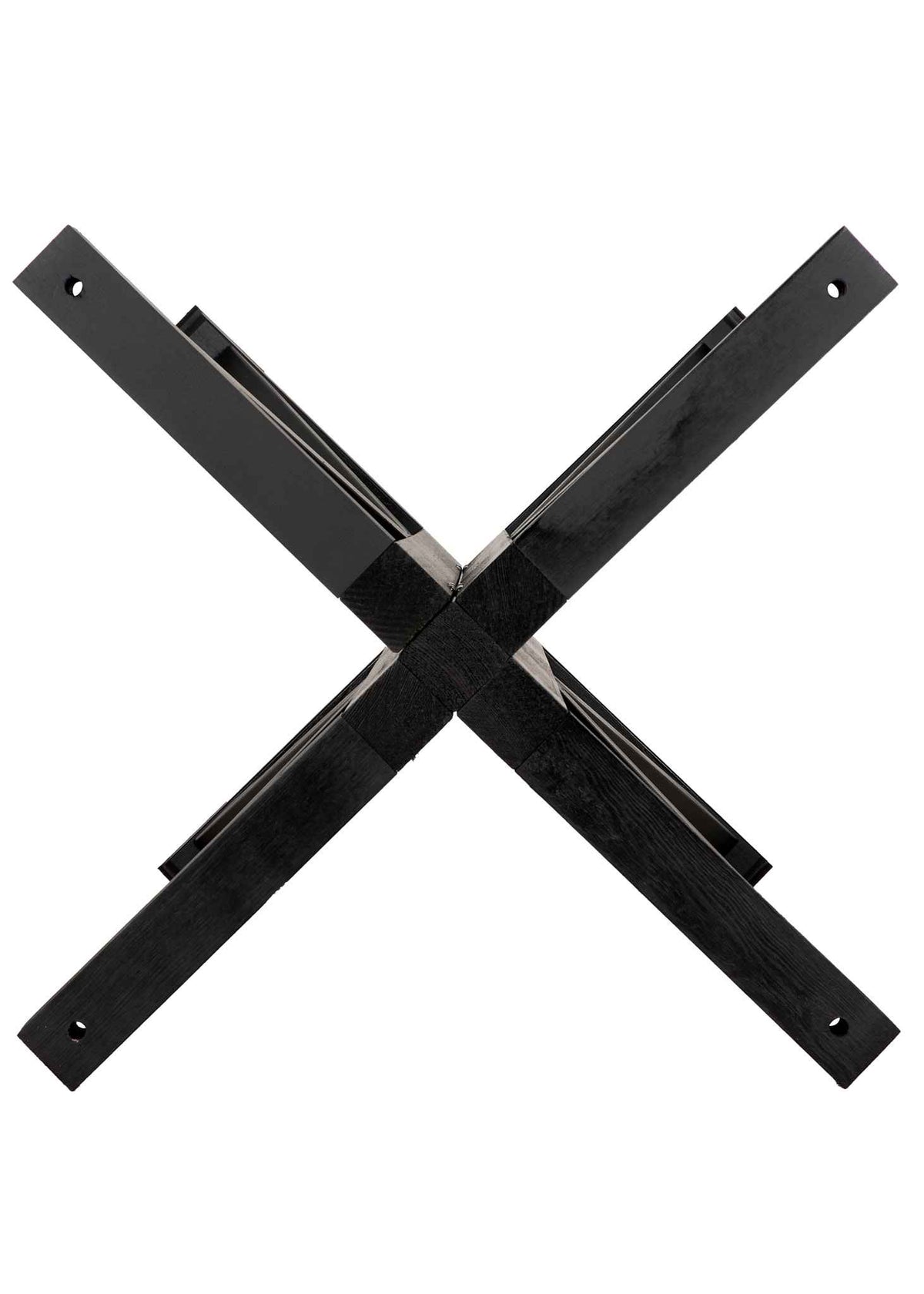 36" (3 Foot) Round Farm Cocktail Table, Black, Image 6