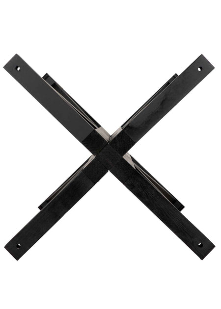 36" (3 Foot) Round Farm Cocktail Table, Black, Image 6