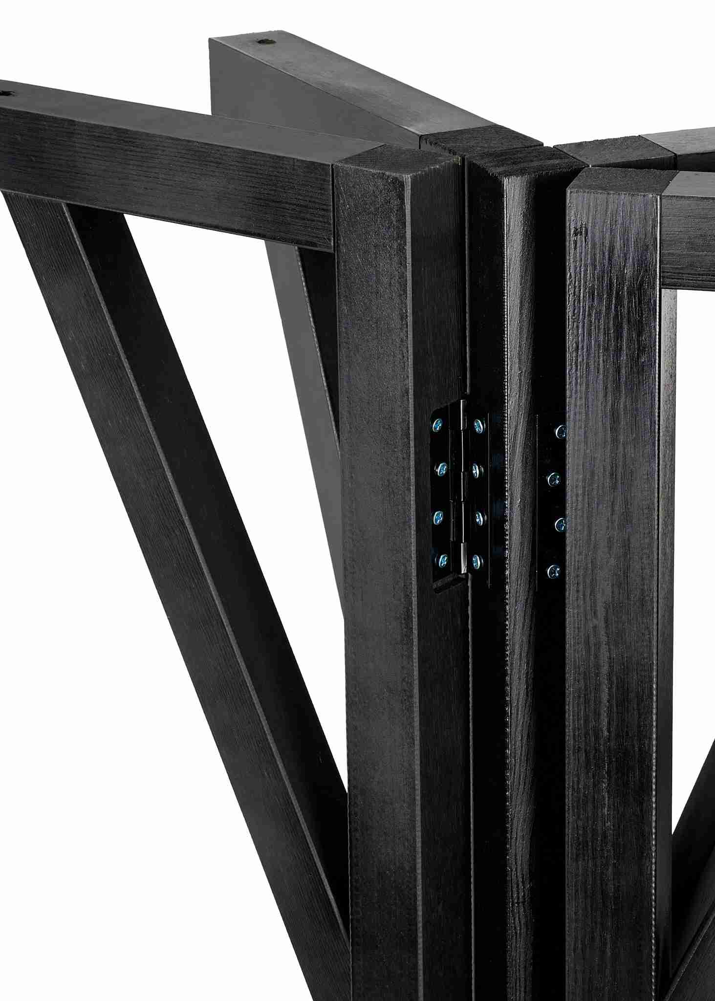 36" (3 Foot) Round Farm Cocktail Table, Black, Image 7
