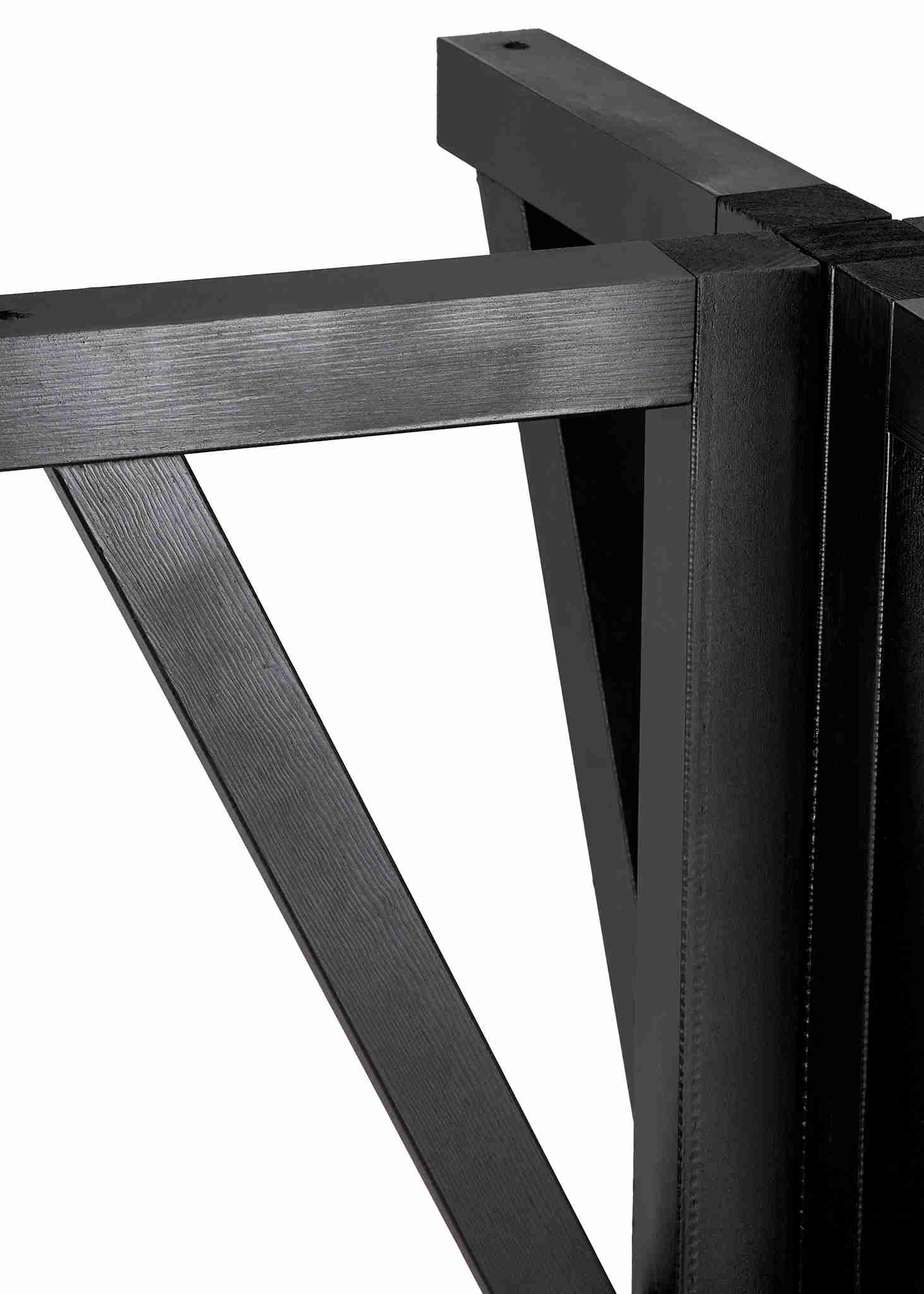 36" (3 Foot) Round Farm Cocktail Table, Black, Image 8