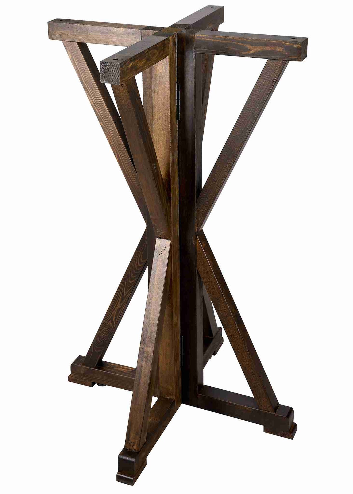 36" (3 Foot) Round Farm Cocktail Table, Fruitwood, Image 5